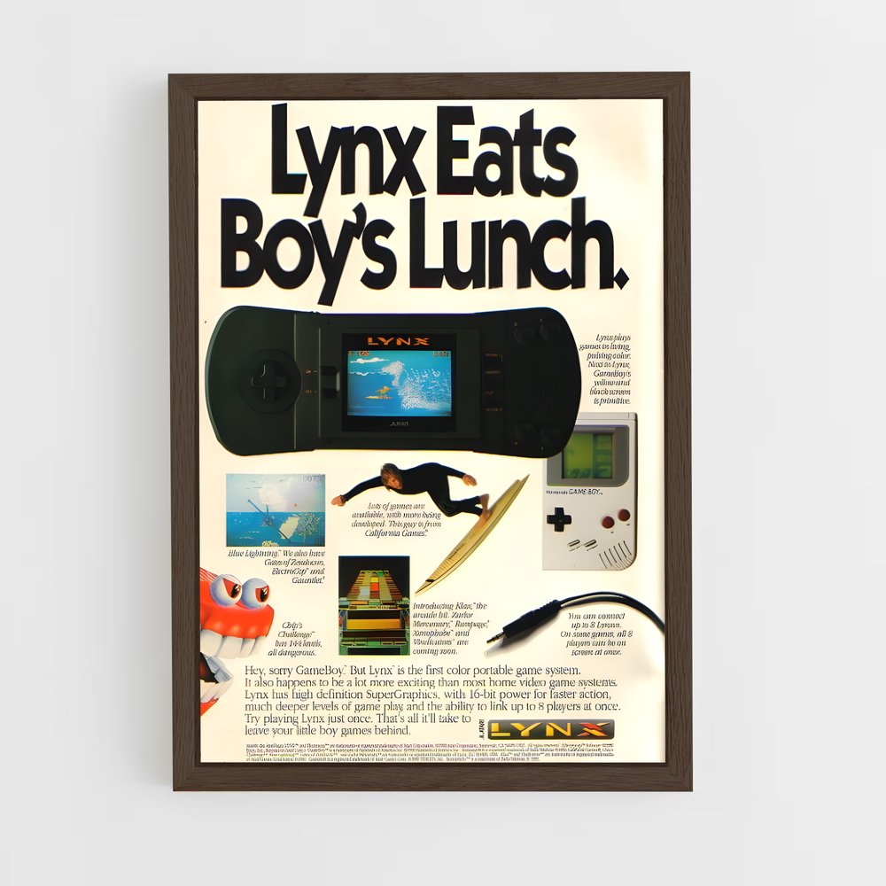 Poster Atari Boy – affiche Consoles (vue 5)